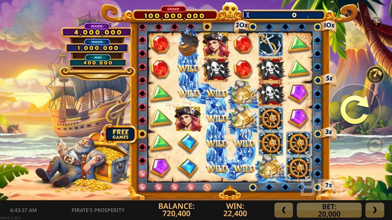 Pirate's Prosperity Wild Train Mängi Tasuta