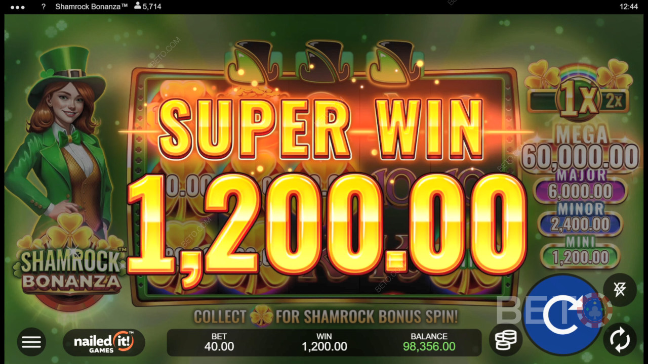 Boonusfunktsioonid seletatud Shamrock Bonanza poolt Nailed It! Games