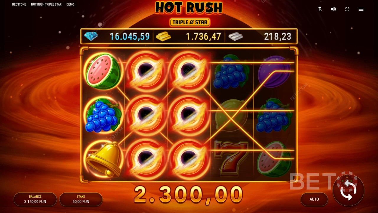 Hot Rush Triple Star Mängi Tasuta
