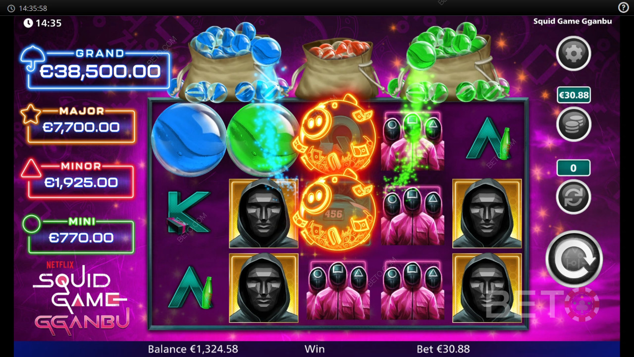 Squid Game Gganbu Review by BETO Slots