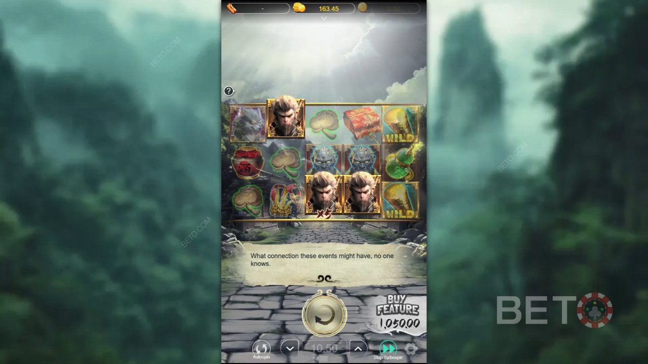 Triple Profits Games Black Myth Wukongi selgitused boonusfunktsioonide kohta