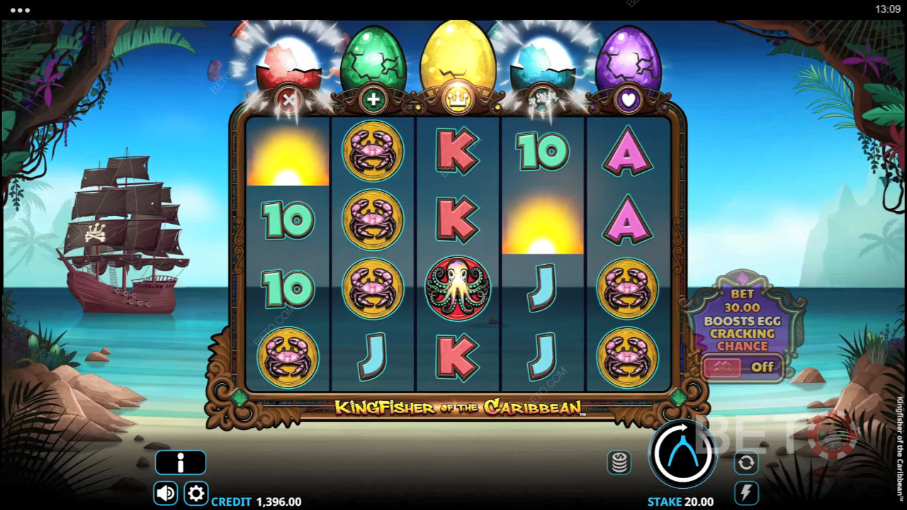 Kingfisher of the Caribbean Review by BETO Slots