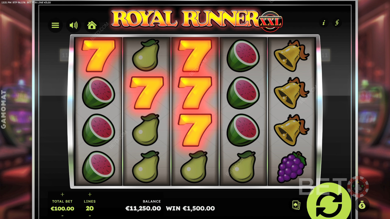 Royal Runner XXL läbivaatamine BETO Slots poolt