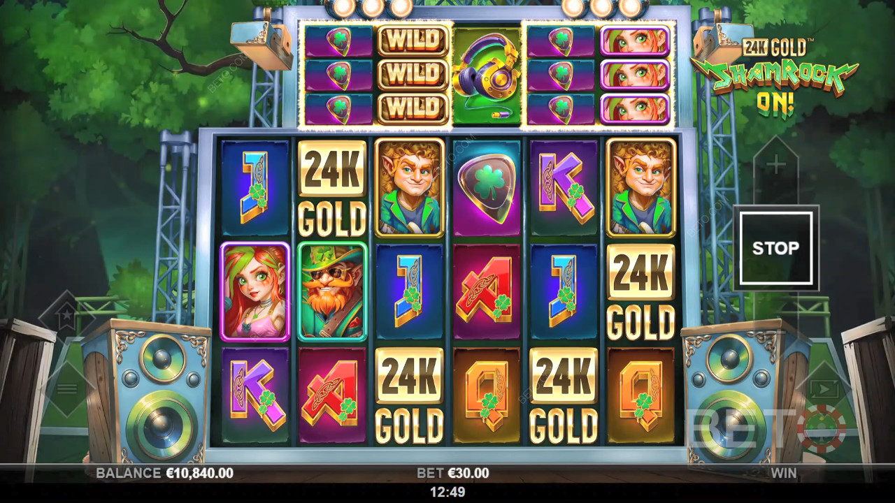 24k Gold Shamrock On! Ülevaade BETO Slots
