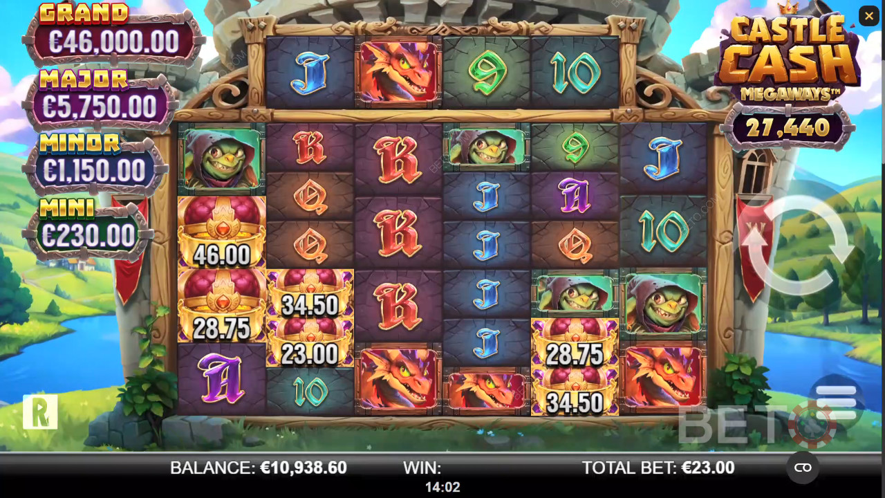 Castle Cash Megaways läbivaatamine BETO Slots poolt