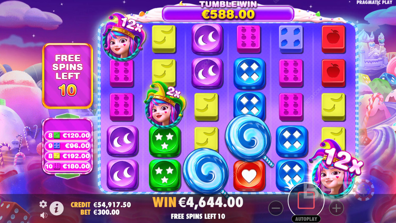 Teema ja kujundus: Candy World: Whimsical Candy World