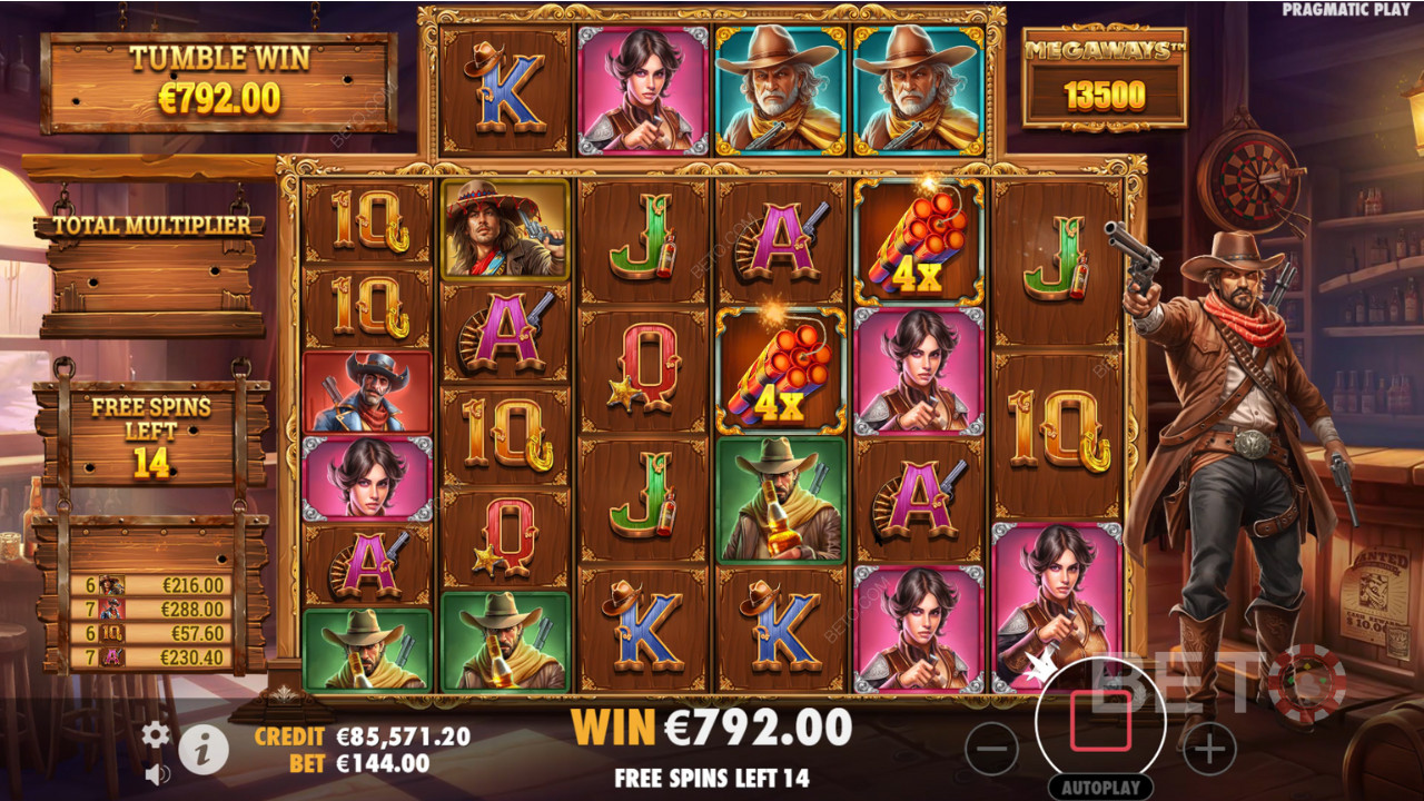 Võida 5000x oma panus Bandit Megaways Slot Online!