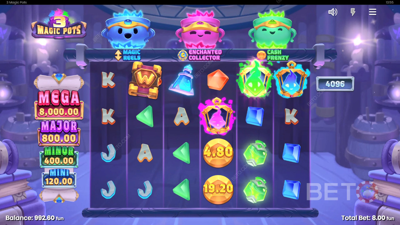 3 Magic Pots Mängi Tasuta