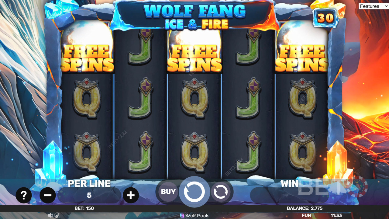 Wolf Fang - Ice & Fire Review by BETO Slots