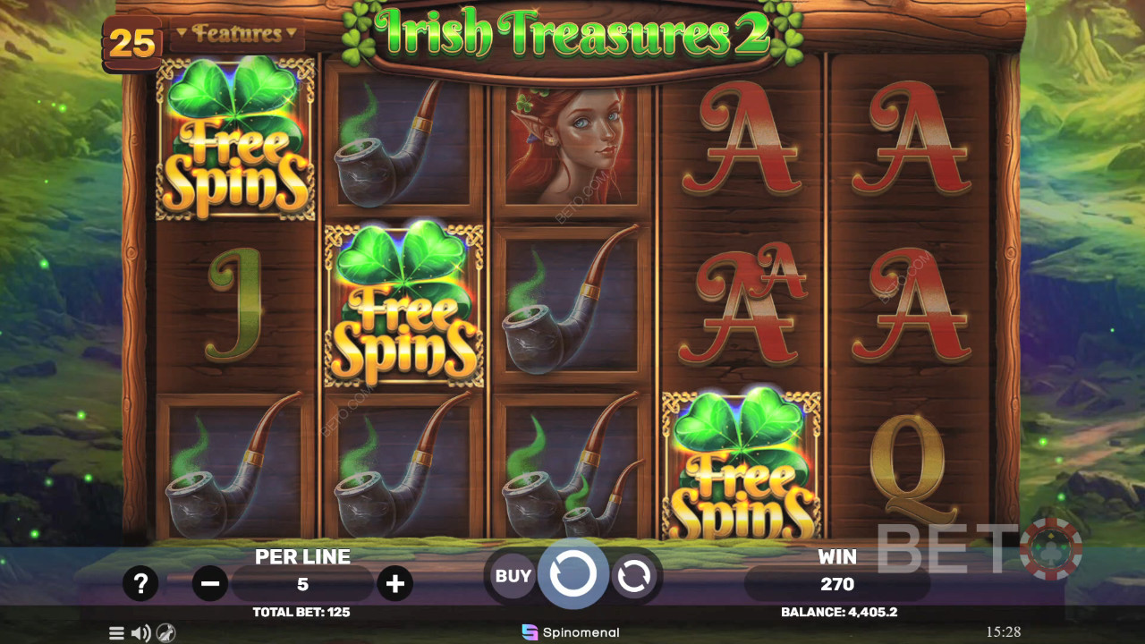 Irish Treasures 2 ülevaade BETO Slots poolt