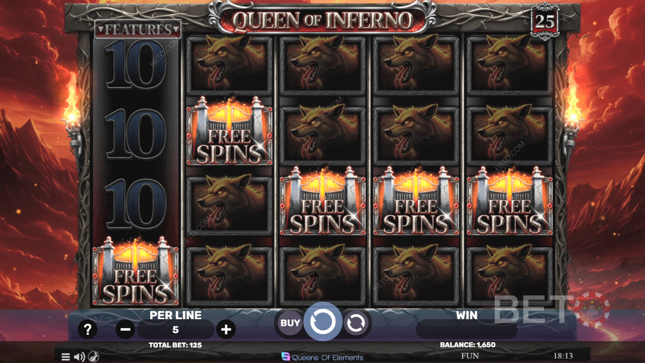 Queen of Inferno läbivaatamine BETO Slots poolt