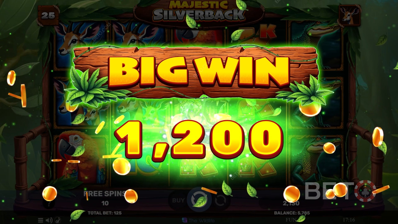 Võida 500x oma panus Majestic Silverback Slot Online!