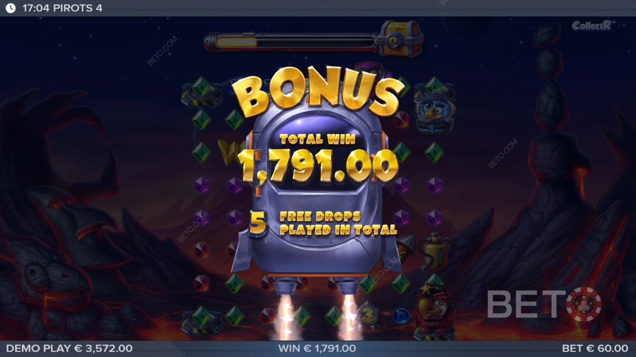 Võida 10,000x oma panus Pirots 4 slotis!