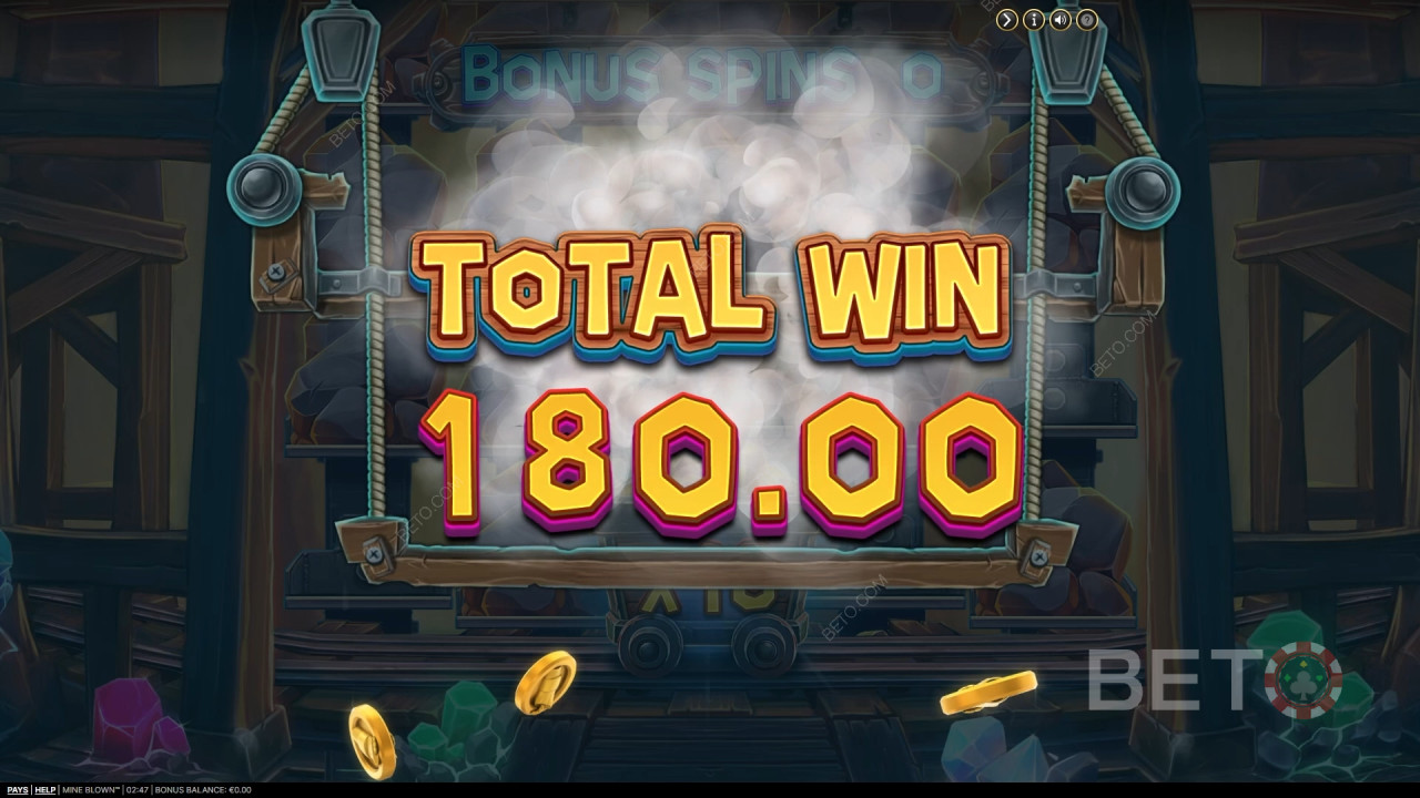 Võida 2,484x oma panus Mine Blown Slot Online!