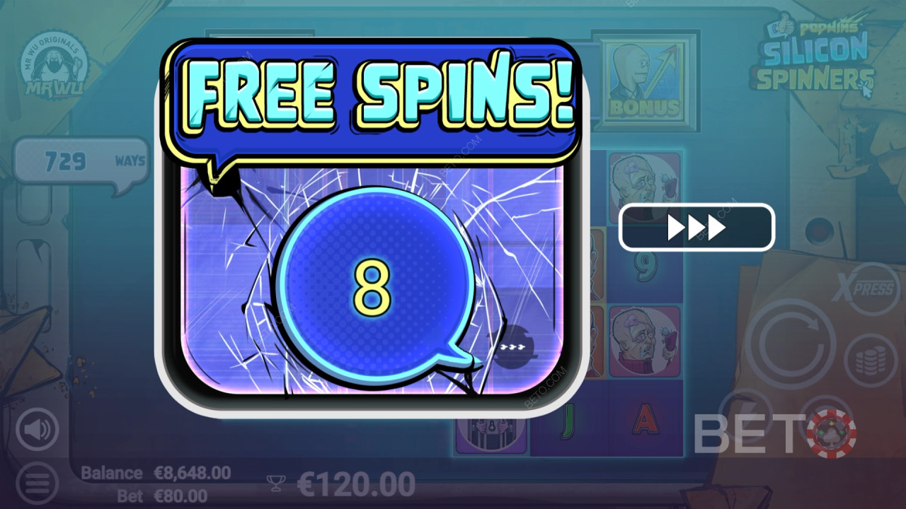Avatar UX-i poolt Silicon Spinnersis selgitatud boonusfunktsioonid