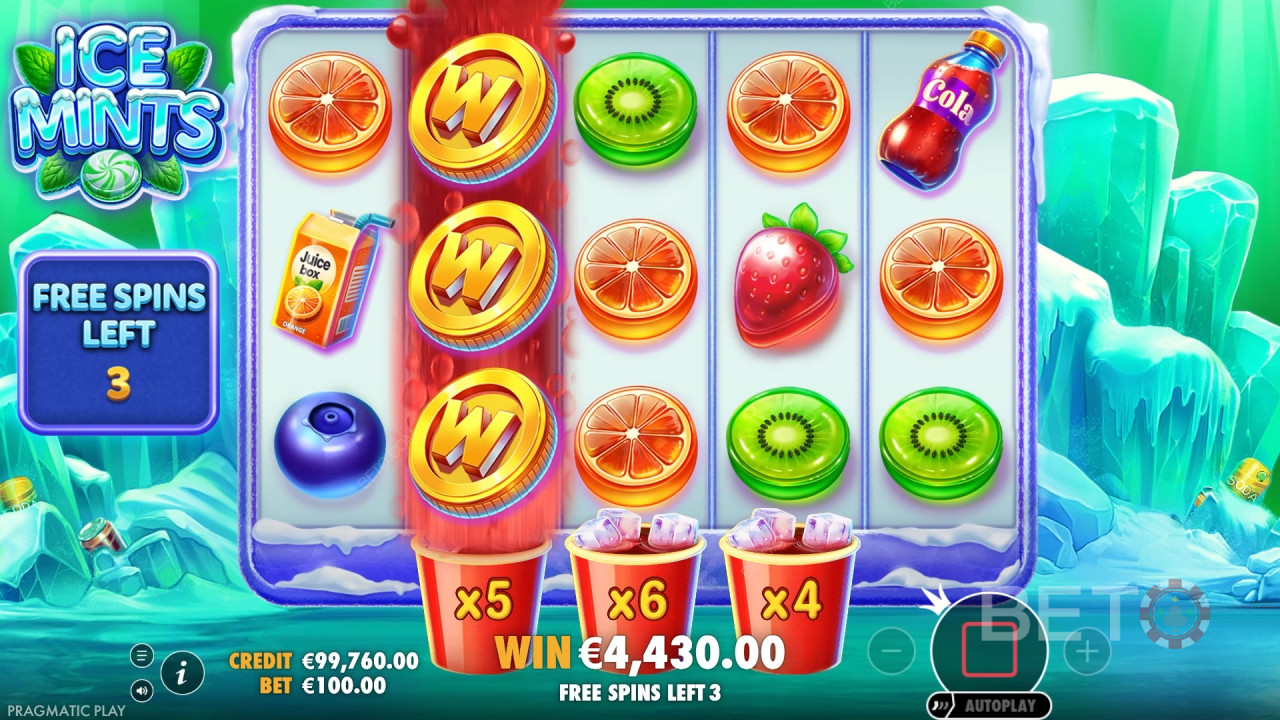 Võida 10,000x oma panus Ice Mints Slot Online!