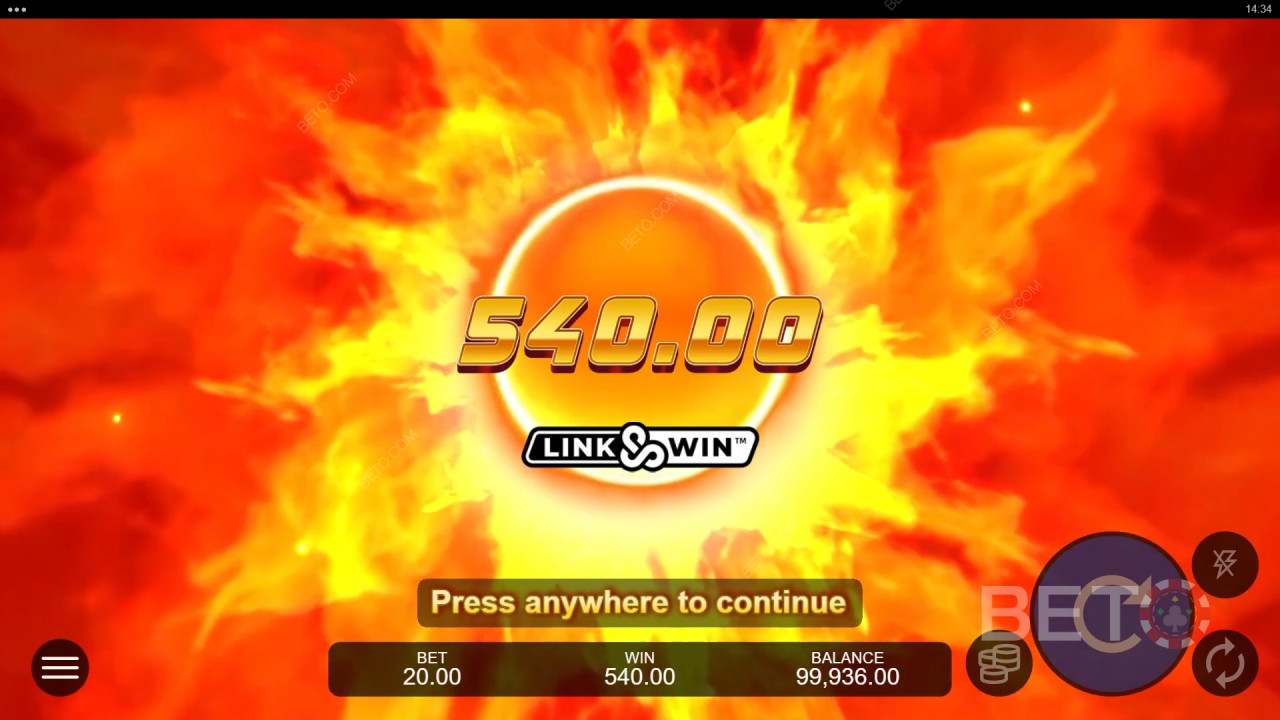 Võida 10,000x oma panus Blazing Wheel 10000 Slot Online!