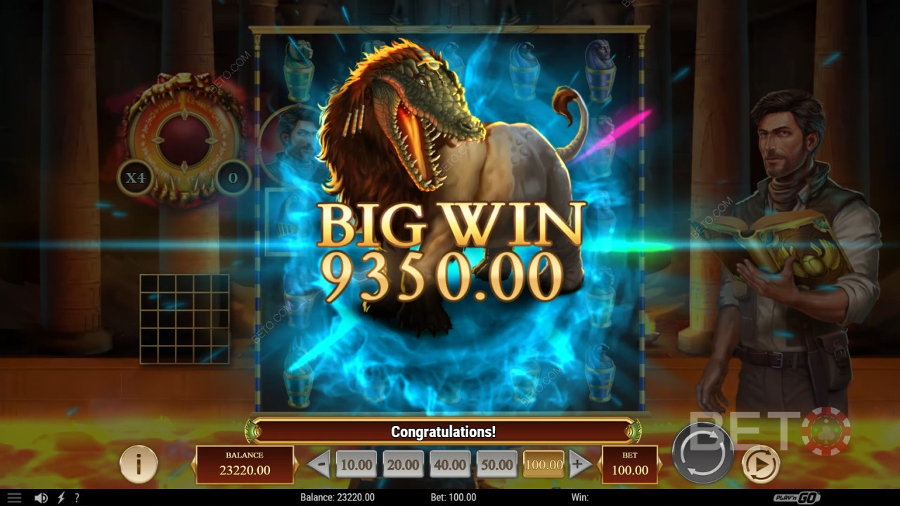 Võida 5,000x Sinu panus Rich Wilde ja Tome of Dead Slot