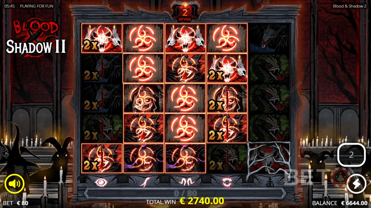 „Blood & Shadow 2“ ülevaade: BETO Slots