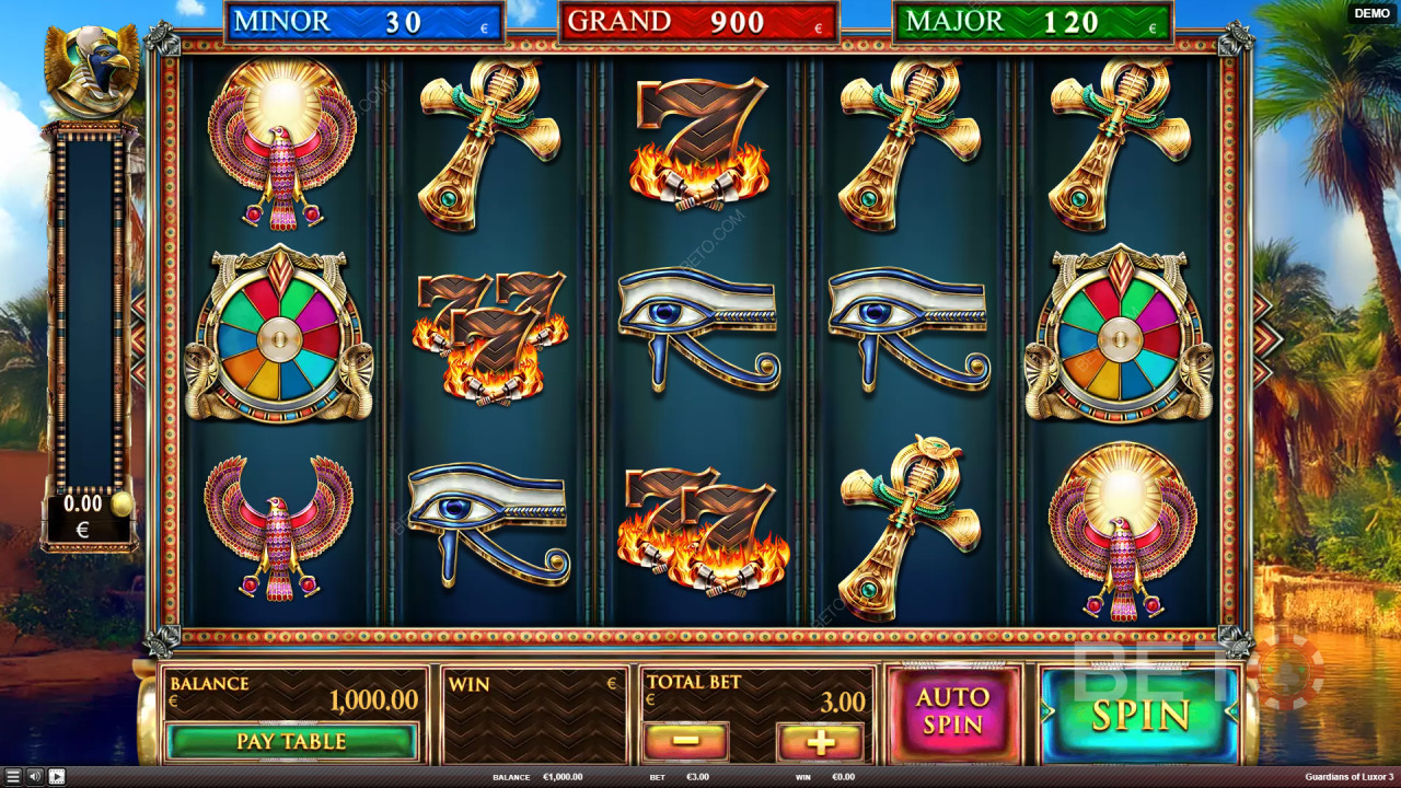 Kuidas mängida mängu „ Red Rake Gaming’s Guardians of Luxor 3“