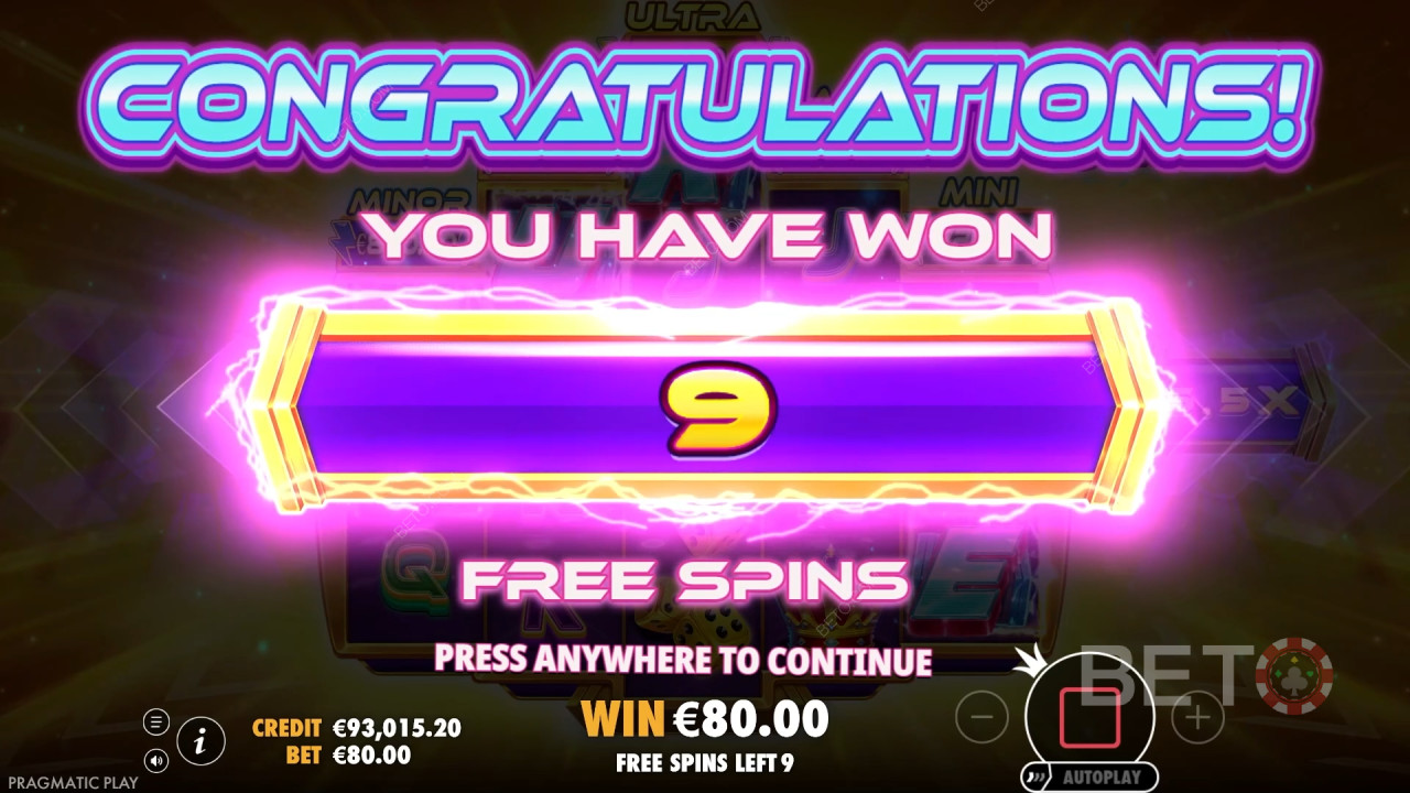 Boonusfunktsioonid, mida selgitab Cash Surge by Pragmatic Play