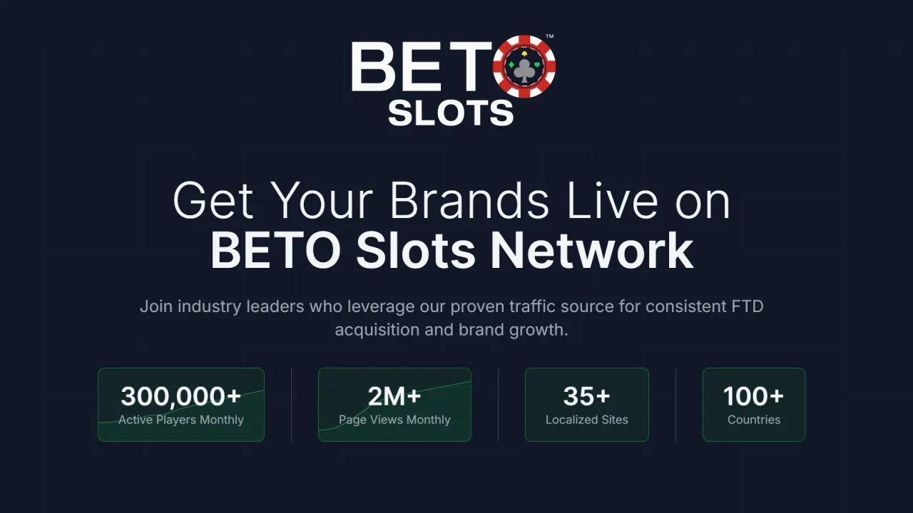 Partnerlus BETO Slotsiga | Affiliate & operaatorite partnerlussuhted