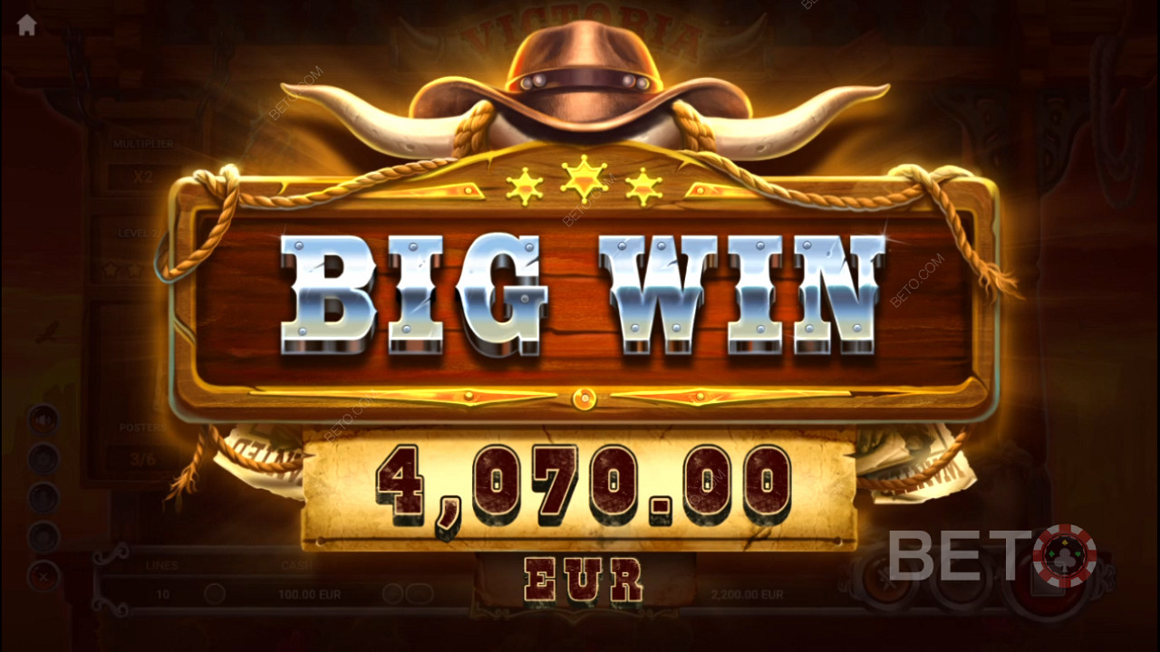 Mängi nüüd ja võida kuni 4000-kordse panuse rahalisi auhindu selles ülekoormatud kasiino boonantsas.