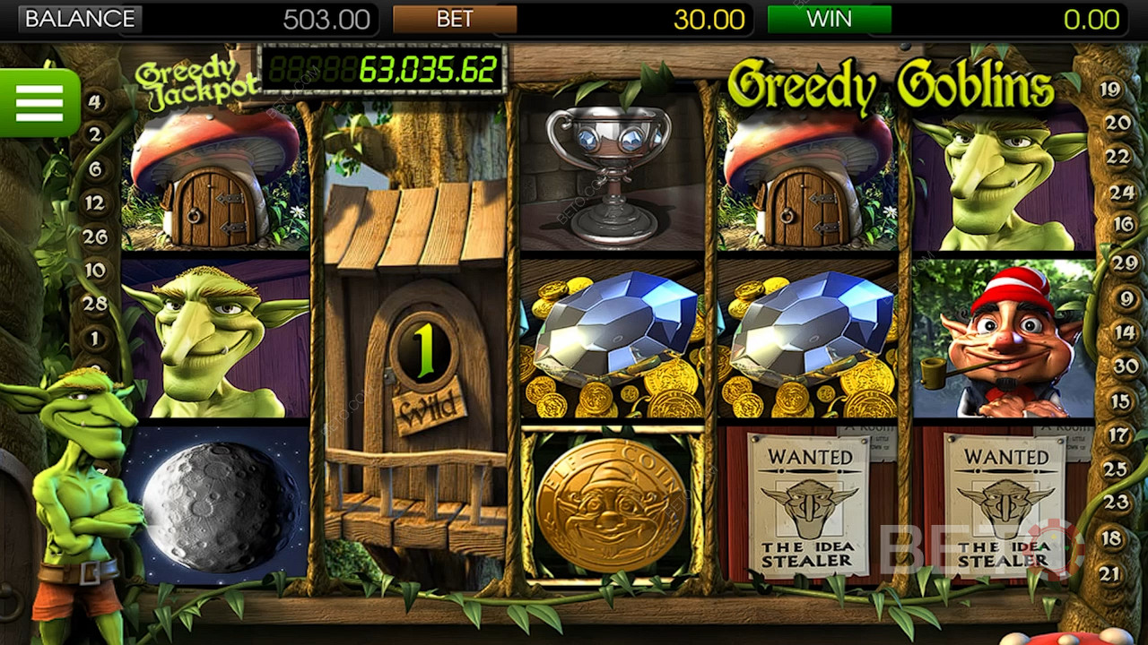 Nautige Goblinide ahne hiilgus klassikalises Betsoft online kasiino peos...