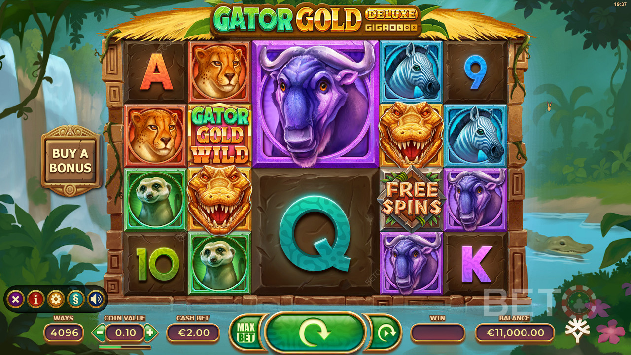 Gator Gold Deluxe Gigablox läbivaatamine BETO Slots poolt