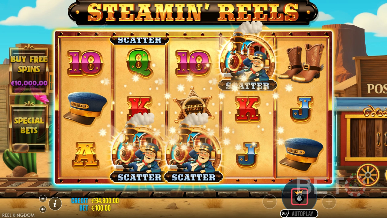 „Steamin’ Reels” ülevaade autorilt BETO Slots