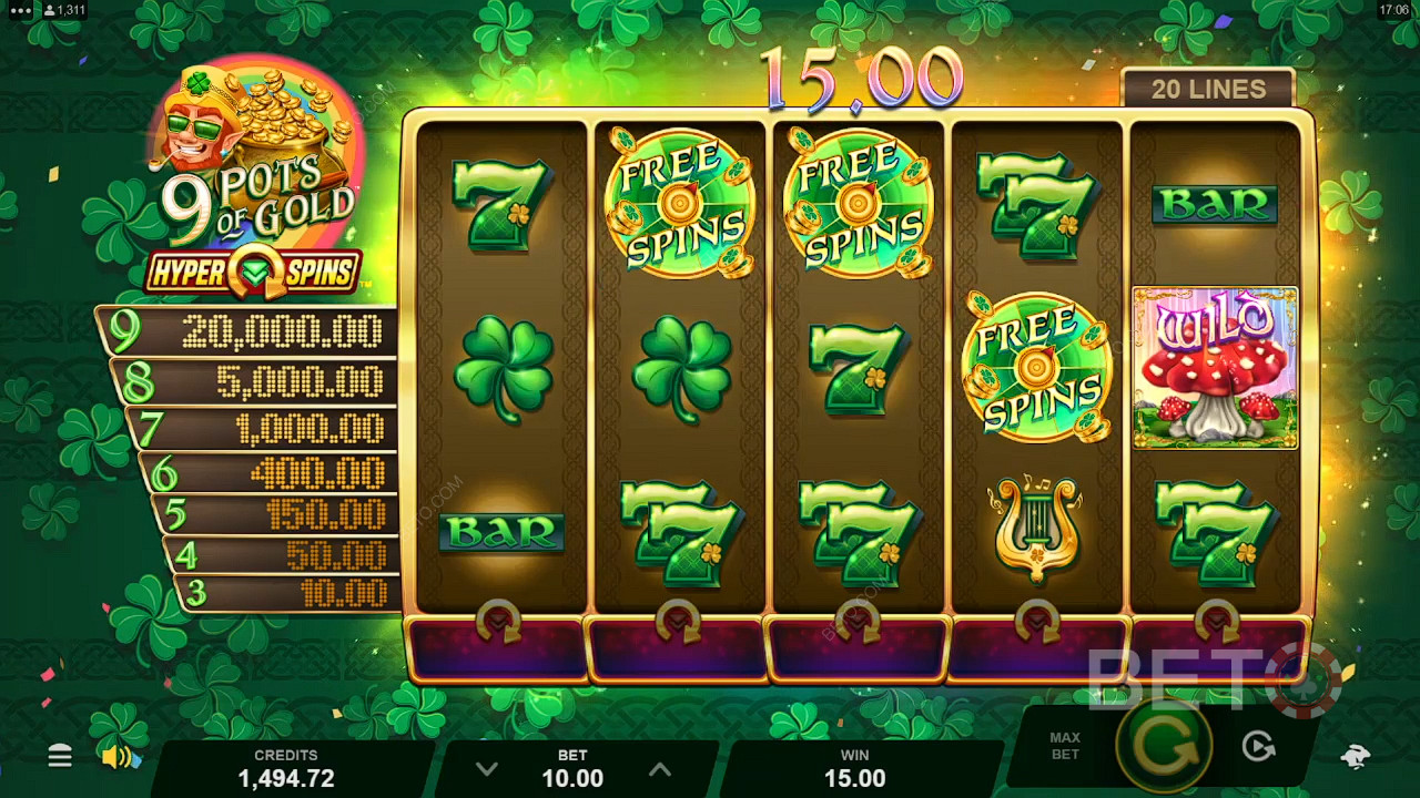 9 Pots of Gold HyperSpins Mängi Tasuta