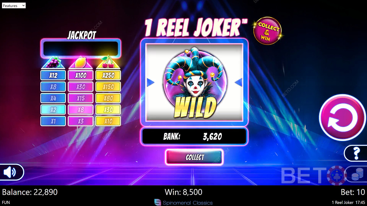 1 Reel Joker Review by BETO Slots