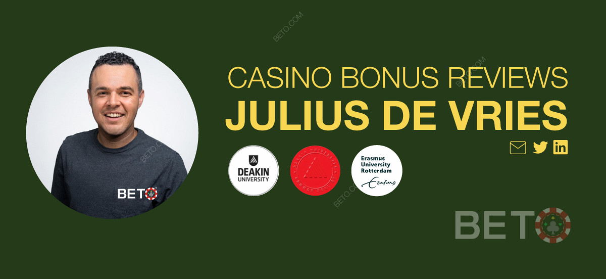 Julius de Vries on sertifitseeritud hasartmänguekspert ja kirjanik