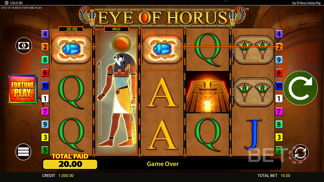 Eye of Horus Fortune Play Mängi Tasuta