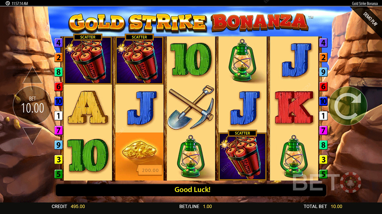 Gold Strike Bonanza Fortune Play Mängi Tasuta