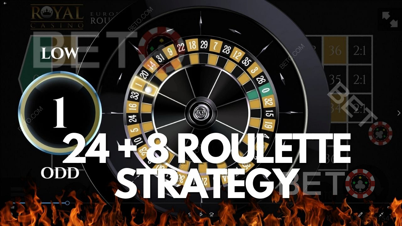 24 + 8 ruleti strateegia - kasiino kihlveosüsteemi selgitus