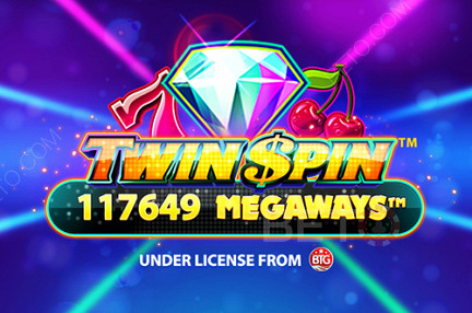 Rohkem võimalikke võidukombinatsioone Twin Spin Megaways 5 Reeler.