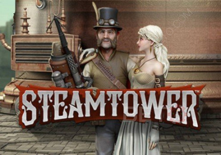 Nautige väga kõrget RTP-d, mängides Steam Tower mänguautomaati.