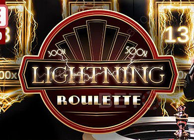 Lightning Roulette on live-mängimine koos tõelise võõrustajaga