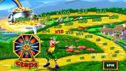 Juhised Rainbow Riches sümbolite ja väljamaksete kohta.