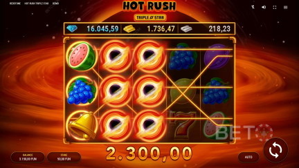 Hot Rush Triple Star Mänguautomaat - Tasuta Mängimine ja Arvustused (2025)