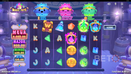 3 Magic Pots Mänguautomaat - Tasuta Mängimine ja Arvustused (2025)