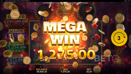 Arena of Gold: Shields of Glory Power Combo Mänguautomaat - Tasuta Mängimine ja Arvustused (2026)